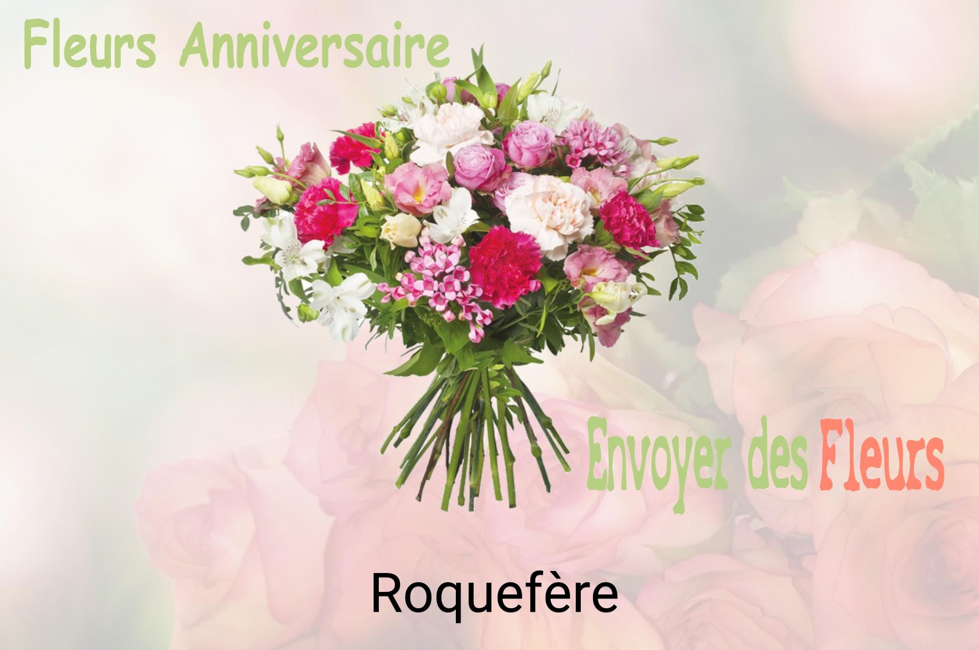 Bouquet de fleurs d’anniversaire livré à Roquefère